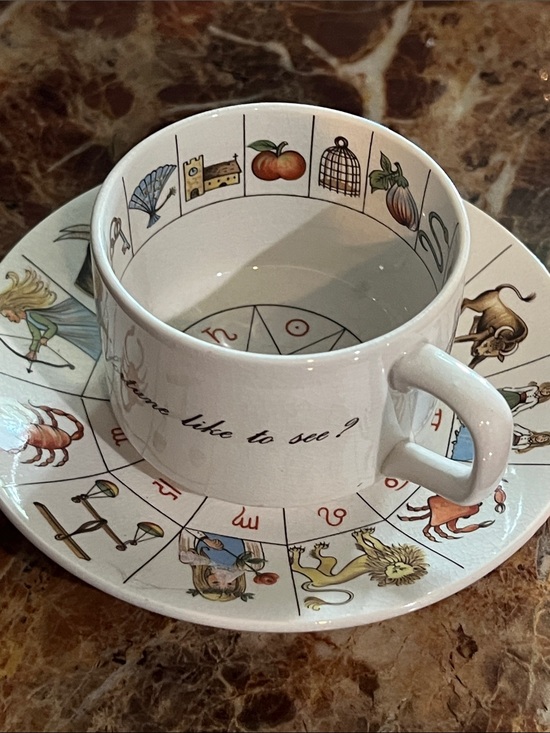 Jon Anton Other - Vintage THE TALTOS Fortune Telling Tea Cup w/saucer